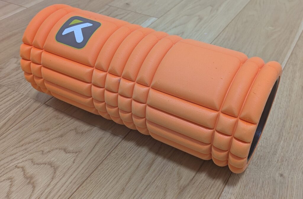 筆者がおススメするトリガーポイントフォームローラーの画像。指圧のような弾力がちょうど良く、初心者にもおすすめ。